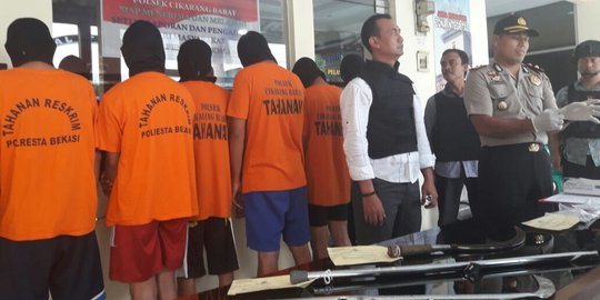 Polisi amankan ketua geng RBR dan dua anggotanya