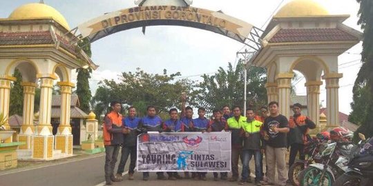 Berani, 120 rider Suzuki Satria F150 keliling pulau Sulawesi