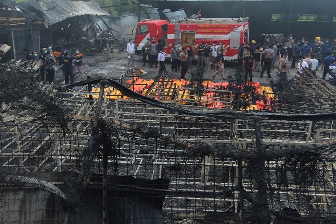 lokasi gudang petasan yang meledak di kosambi