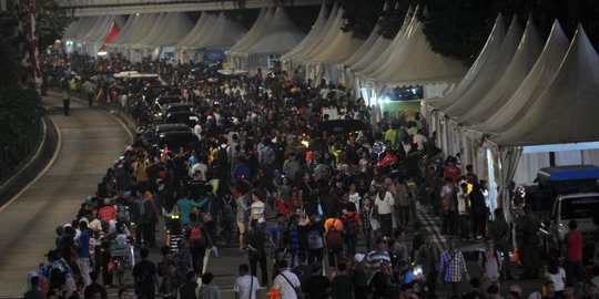 Sejak Pukul 21.00 WIB, pengunjung Ancol tembus 130 ribu orang