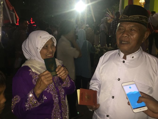 kakek nasir ikut nikah massal