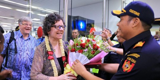Bandara Soetta sambut meriah kedatangan penumpang pertama di tahun 2018
