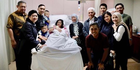 Hari pertama 2018, SBY dapat cucu keempat dari Ibas-Aliya