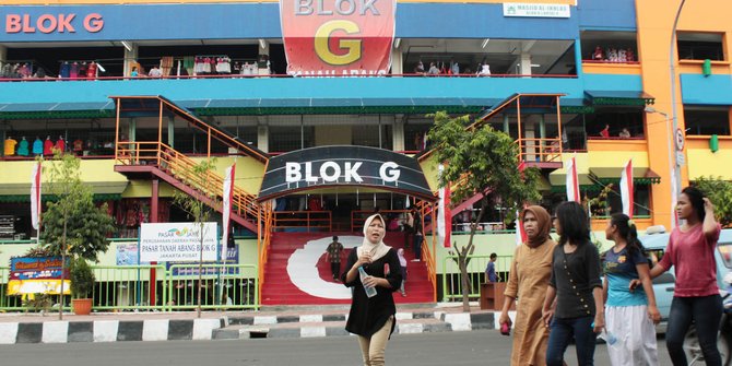 Curhat pedagang Blok G Pasar  Tanah  Abang  saat jadi anak  