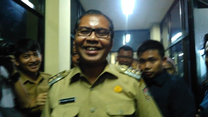 wali kota makassar mohammad ramdhan pomanto diperiksa di mapolda sulsel