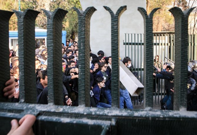 demo antipemerintah di iran