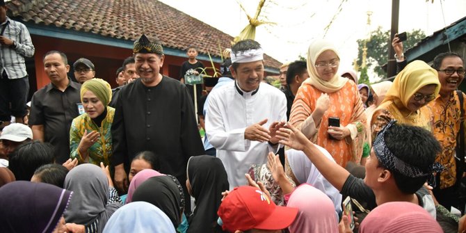 Kunjungan balasan ke Dedi, Demiz ogah bicara soal posisi cagub cawagub