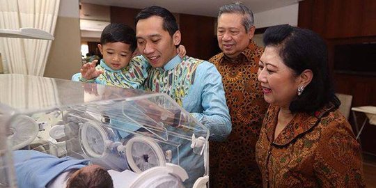 4 Cucu SBY semua lahir di hari istimewa