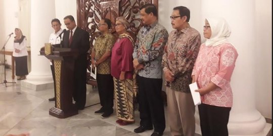 Anies umumkan TGUPP bidang pencegahan korupsi, ada BW, Nursyahbani hingga Oegroseno