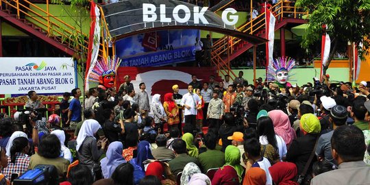 Haji Lulung dan proyek penataan Blok G  Tanah  Abang 