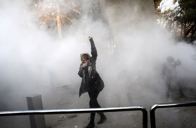 demo antipemerintah di iran