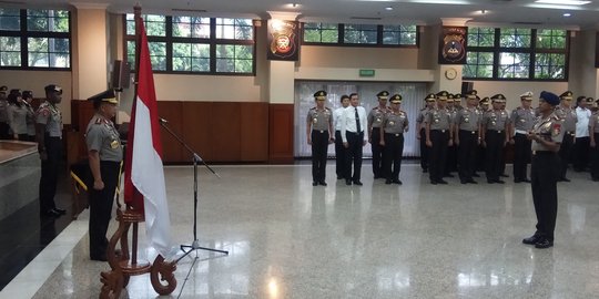 Kapolri pimpin upacara kenaikan pangkat 79 perwira menengah