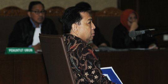 Majelis hakim tolak eksepsi Setya Novanto