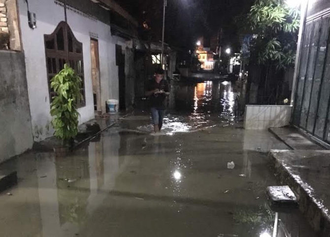 ribuan rumah di tebing tinggi kebanjiran
