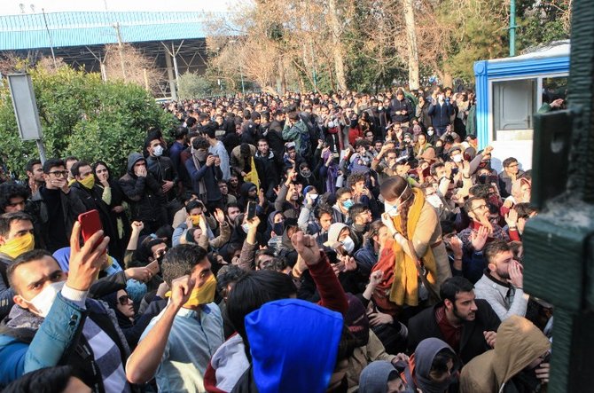 demo antipemerintah di iran