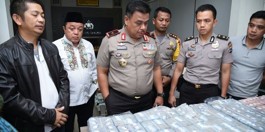 Polda Kalsel kembali temukan uang kas Bank Mandiri yang dirampok Brigadir Jumadi