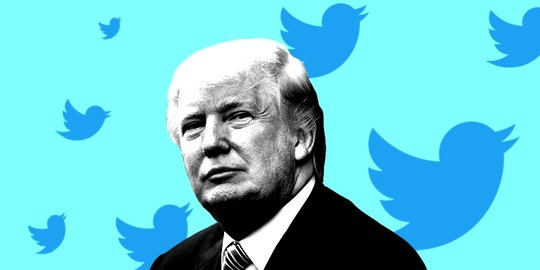 Donald Trump, orang paling berkuasa di Twitter