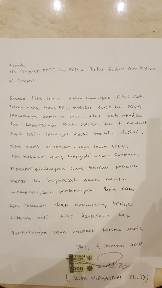 surat rita widyasari