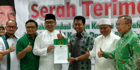 PPP kembali serahkan rekomendasi usung pasangan Ridwan Kamil-UU Ruzhanul Ulum