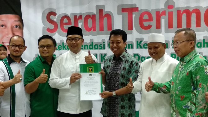 ppp usung pasangan ridwan kamil uu ruzhanul ulum