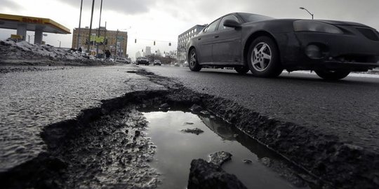 otomatis deteksi jalanan bolong