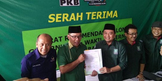 PKB resmi berikan SK dukungan Ridwan Kamil-Uu Ruzhanul di Pilgub Jabar