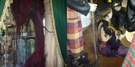 Peninggalan sejarah Istana  Siak Sri Indrapura dibakar 