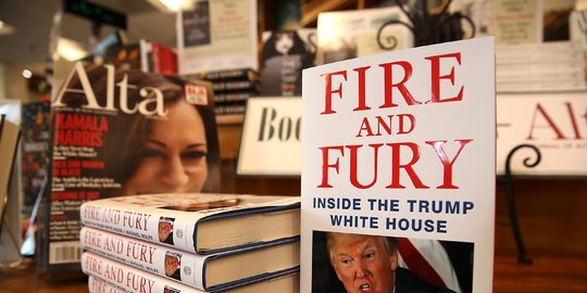 Buku 'Fire and Fury' buru-buru dicetak lebih banyak