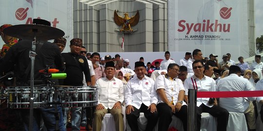 Prabowo dan Ahmad Heryawan absen di acara deklarasi Sudrajat-Syaikhu