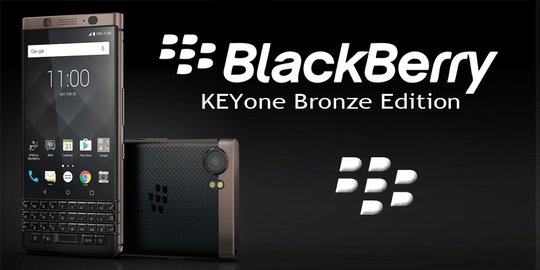 BlackBerry KEYone Bronze Edition rilis, tampilannya elegan