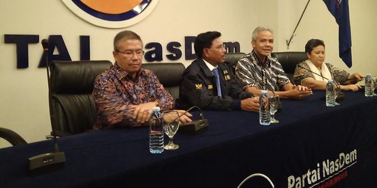 Ke DPP NasDem, Ganjar dapat pesan khusus dari Surya Paloh