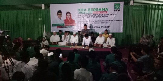 Sebelum daftar ke KPU, Gus Ipul bersama kiai sepuh gelar istigasah