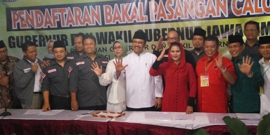 Didampingi Puti, Gus Ipul yakin menang di Pilgub Jatim