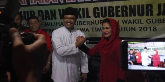 Daftar Pilgub, Gus Ipul-Puti didampingi empat ketua partai pendukung