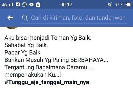 Status diduga milik pembunuh sekeluarga di Aceh jadi viral