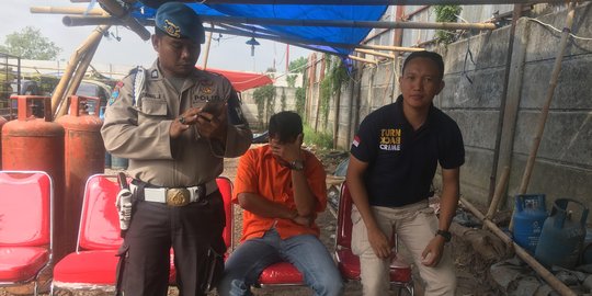 Polri bongkar pabrik penyuntikan gas ilegal di Tangerang