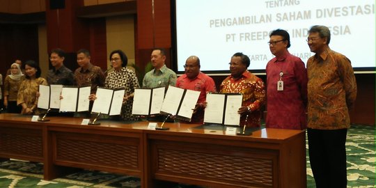 Pemerintah sepakat beri 10 persen saham divestasi Freeport ke Papua