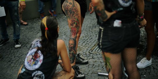 Ketika para maniak tato berkumpul di Rio de Janeiro