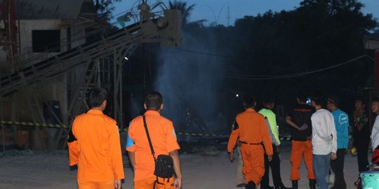 Muncul semburan lumpur campur gas hingga 10 meter di Balikpapan