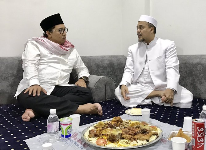 fadli zon dan habib rizieq di arab saudi