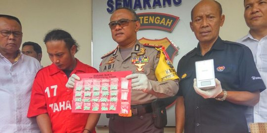 Nyambi jual sabu dan ekstasi, penjual mainan di Semarang dibekuk polisi