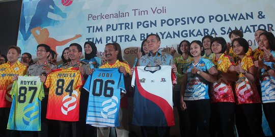 Polri dan PGN luncurkan tim voli untuk Proliga 2018