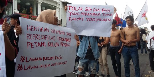 'Proyek pembangunan bandara Kulon Progo tidak berpihak kepada rakyat'