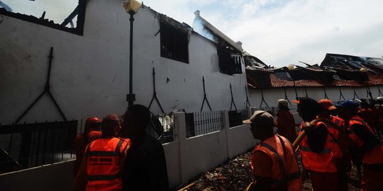 Sandiaga Uno duga kebakaran Museum Bahari akibat korsleting