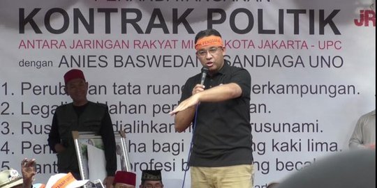 Anies Baswedan janji lunasi semua kontrak politik selama kampanye