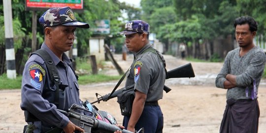 Polisi Myanmar tembak mati tujuh demonstran di Rakhine