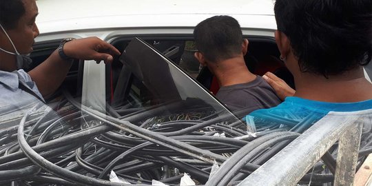 R nekat curi kabel Telkom di Samarinda, kerugian diduga capai miliaran rupiah