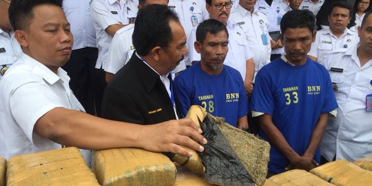 Napi di Lapas Aceh atur pengiriman 222 Kg ganja ke Sumut dan Riau