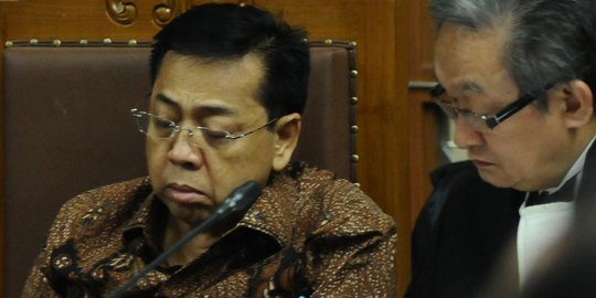 Ekspresi Setnov jalani sidang lanjutan