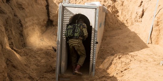 Menelusuri terowongan serangan lintas batas Gaza-Israel milik Hamas